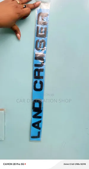 Land Cruiser Bonnet Hood Nameplate Badge
