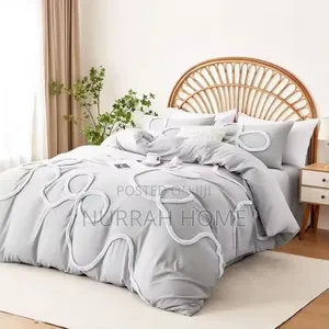 Bowknot Tufted Duvet Cover - Anasa Safi