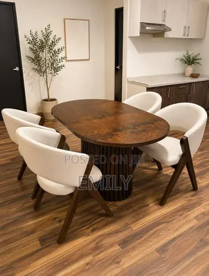 Mahogany Dining Set - 4 Seater