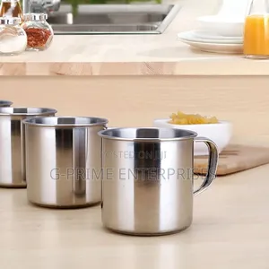 Seti ya Mugs ya Stainless Steel (6 pcs)