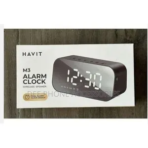 Havit M3 Spika ya Bluetooth yenye Saa ya Alarm