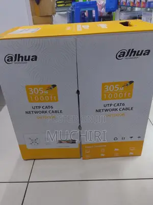 Dahua Cat6 Cable ya Mtandao kwa Mifumo ya Usalama 305M