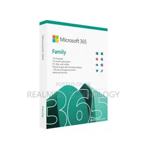 Microsoft 365 Family - Watumiaji 6 - Usajili wa Mwaka 1