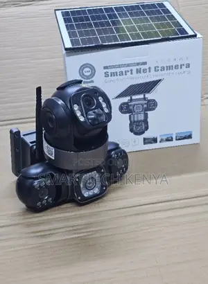 Triple Lens Solar WiFi CCTV Camera na AI Motion Detection