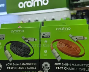 Oraimo SpeedLine 4 60W Magnetic Fast Charger Cable