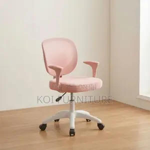 Kiti cha Mwanafunzi cha Pink chenye Ergonomic | Kiti Kinachoweza Kurekebishwa