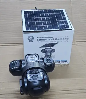 Kamera ya Solar PTZ CCTV ya Nje yenye Skrini 3 na App ya V380 Pro