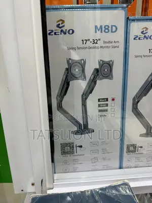 Stendi ya Monitor Mbili ya Mkono (17-32 inch)
