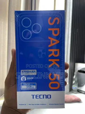 New Tecno Spark 50 128GB Black