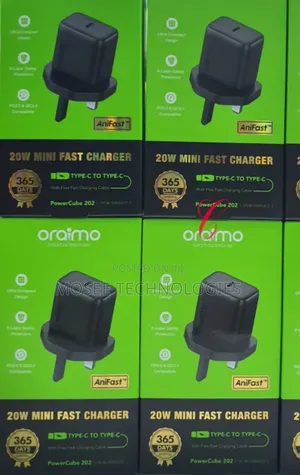 Oraimo 20W USB-C Mini Fast Charging Adapter