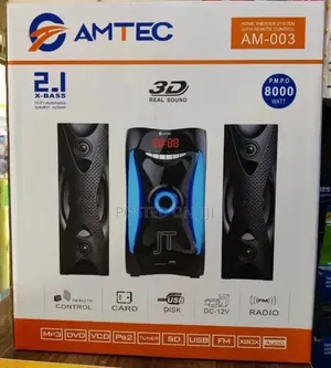 Amtec AM-003 2.1-Channel X-Bass Multimedia Speaker System