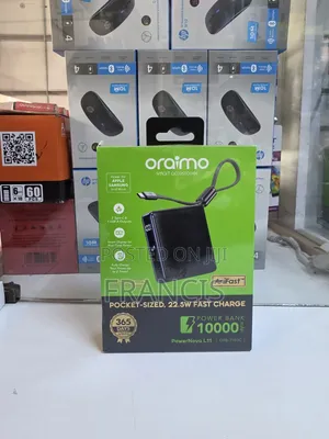 Oraimo 10000mAh Power Bank - Chaja ya Haraka 22.5W