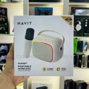 Havit SK818BT Spika Portable Isiyo na Waya na Maikrofoni Inayochajiwa