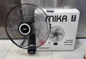 Mika 18-Inch Wall Fan yenye Remote