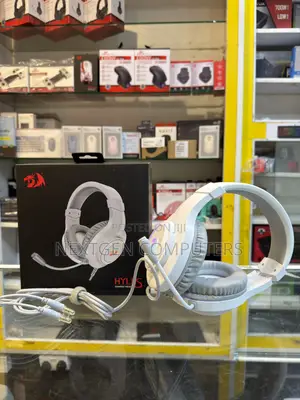 Redragon H260-W 3.5mm Headset Nyeupe ya Michezo na RGB na Mic