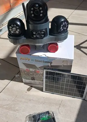 Kamera ya Solar ya Nje ya V380 Pro 4G Triple View