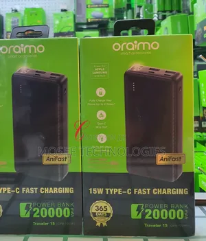 Oraimo OPB-1201P Traveler 15 Power Bank - 20,000mAh
