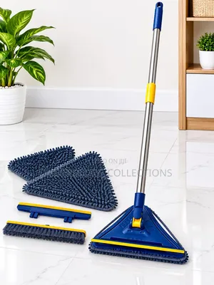 3-in-1 Mop ya Microfiber ya Pembe Tatu