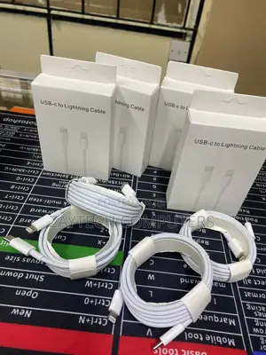 Kebo ya USB-C hadi Lightning 2m - Nyeupe