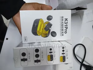 K31PRO Clip-on Button Microphone