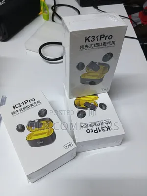 K31PRO Button Microphone for Hands-Free Interviews & Voice Recording
