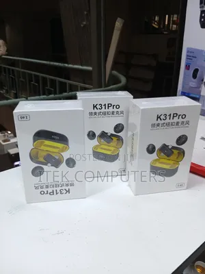 K31PRO Compact Button Microphone for Mobile Video