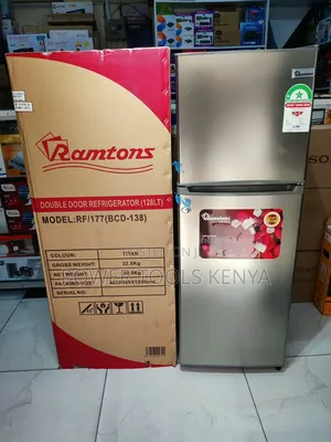 Ramtons 128L Double Door Refrigerator RF/177