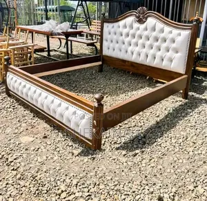 King Size Bed - 6x6 Mahogany