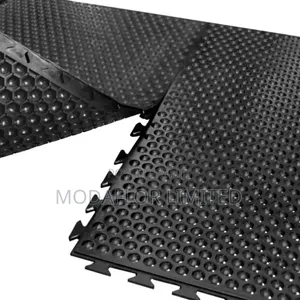 Modaflor 90x60cm Nyeusi Anti-Fatigue Bubble Mat