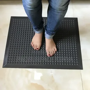 90x60cm Black Anti-Fatigue Bubble Mat for Office