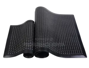 Workplace Anti-Fatigue Bubble Mat 90x60cm Black