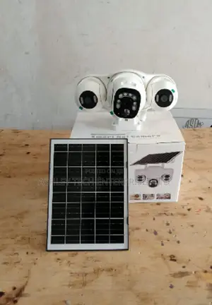 Kamera ya CCTV ya V380 VTS31 4G inayozunguka - Lenzi Tatu