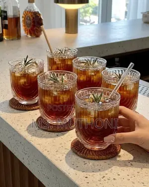 Vioo 6 vya Highball vya Retro vya Mililita 350