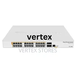 MikroTik CRS328-24P-4S+RM Switch ya Gigabit PoE ya Port 24