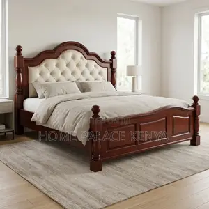 Kitanda King Size Mahogany Padded - Home Palace Kenya