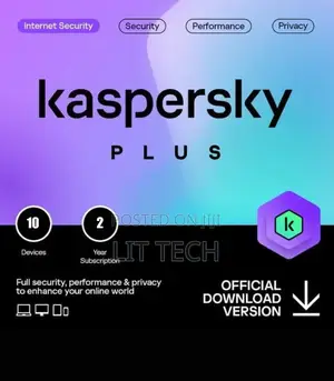 Kaspersky Plus Internet Security - 10 Devices, 1 Year License (Key)