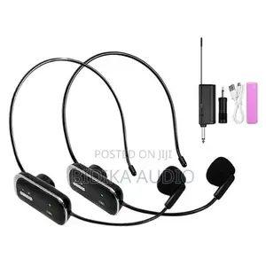 BNK Dual Wireless Microphone Headset System