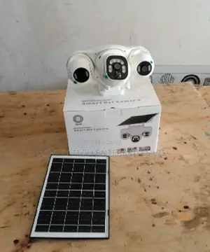 Kamera ya CCTV ya Nje ya V380 VTS31 yenye Lensi Tatu na Mzunguko wa PTZ