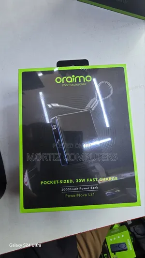Oraimo Pocket Sized 30W Fast Charge 20000mAh Power Bank