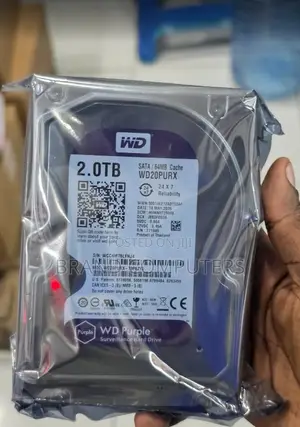 WD Purple 2TB Surveillance Hard Drive for CCTV