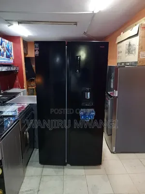 Mika Side by Side Refrigerator yenye Dispenser