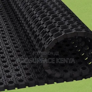 Black Hollow Drainage Mat kwa Laundry za Kibiashara