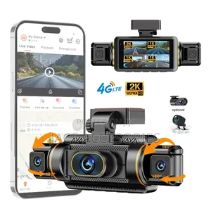 4-Channel 4G Dashcam yenye Mwonekano wa 360 na Ufuatiliaji wa Parking wa Saa 24