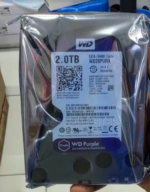 New Western Digital WD Purple 2TB Surveillance HDD