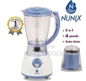 Nunix 2-in-1 Countertop Blender and Grinder