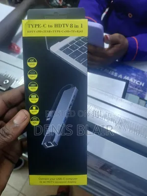 Adapteri ya Type-C hadi HDTV 8-in-1