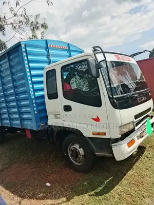 Isuzu FRR KCF White Closed Body Truck