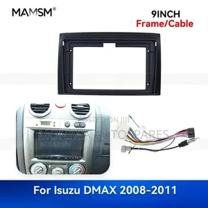9-Inch Radio Console Fascia for Isuzu D-MAX (2008-2011)