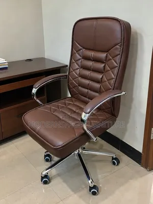 Kiti cha Ofisi cha Michezo cha Ngozi cha Juu