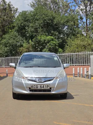 Honda Fit 2012 Silver Hybrid